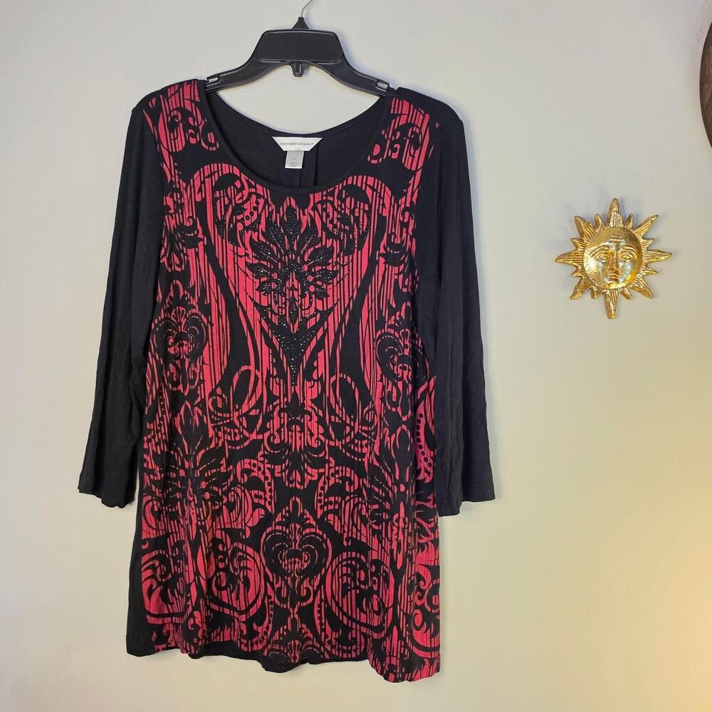 Christopher & Banks Women's Abstract Blouse
